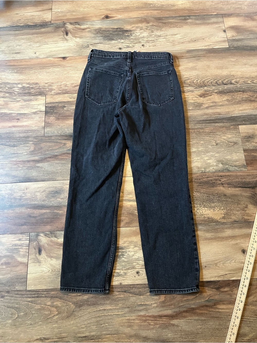 Abercrombie & Fitch Ankle Straight Ultra High Rise Black Jeans Womens 28 - Picture 6 of 6